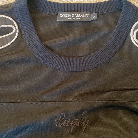 DOLCE & GABBANA | MADE IN ITALY | DG RUGBY JERSEY | SIZE IT50 - Picture 3 of 5